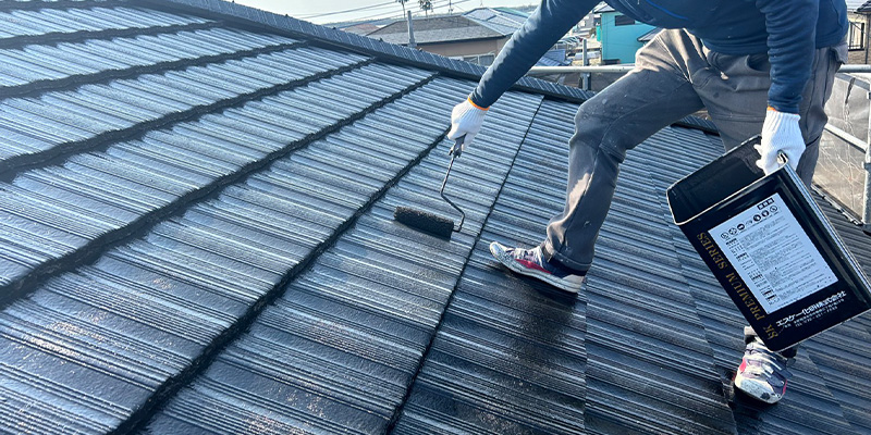 屋根塗装の写真